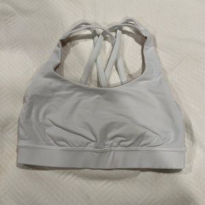 Lululemon Energy Bra in white size 2